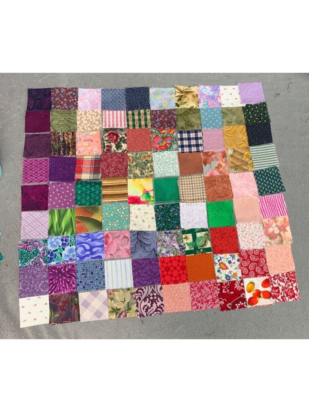 180 Precut 2" Cotton Quilt Fabric Squares Sewing Crafting